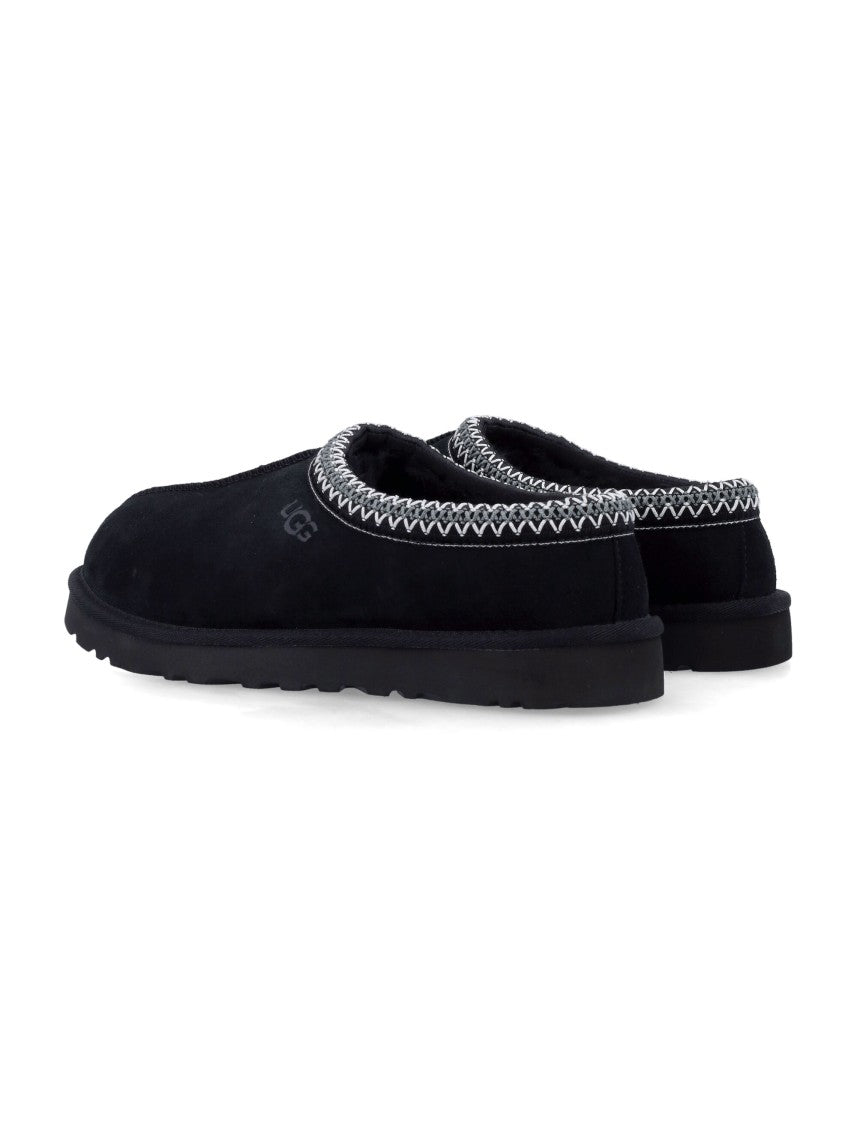 Ugg Tasman Leather Suede Shearling Mules