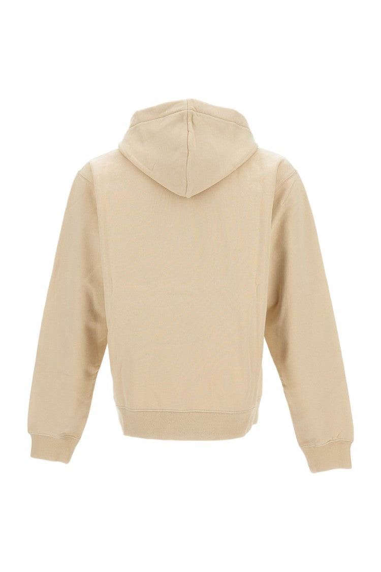 Jacquemus Beige Gros Grain Logo Cotton Hoodie