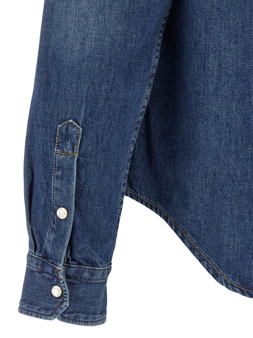 Versace 'Medusa' Patch Shirt