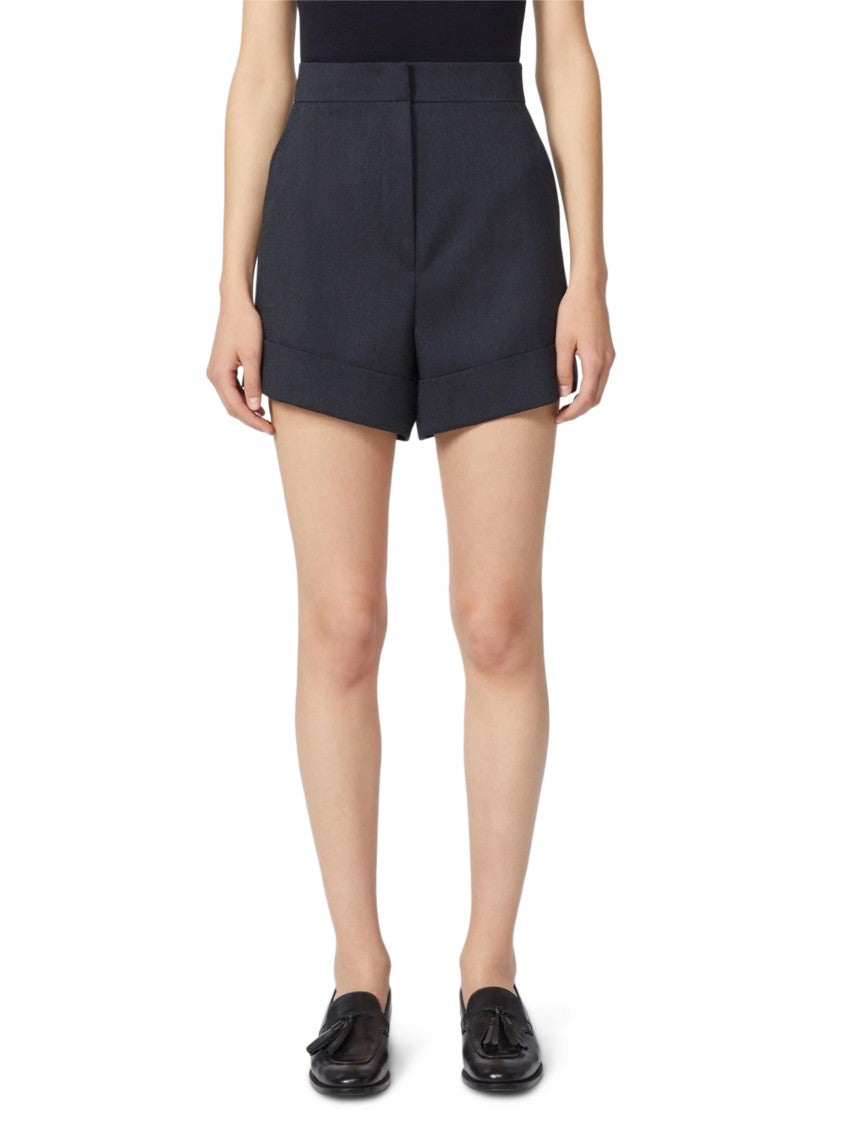 Max Mara Tailored High-Waisted Cuffed Shorts