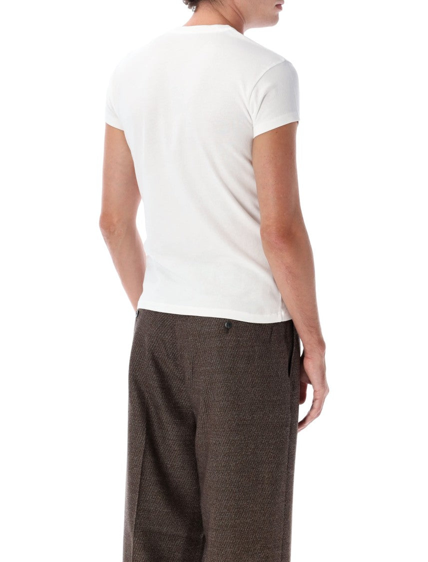 Tom Ford White Minimalist Fitted Cotton T-Shirt