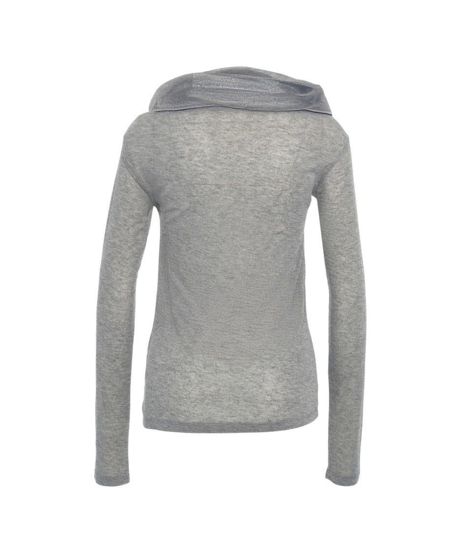 8Pm 'Ophelia' Waterfall Neck T-Shirt