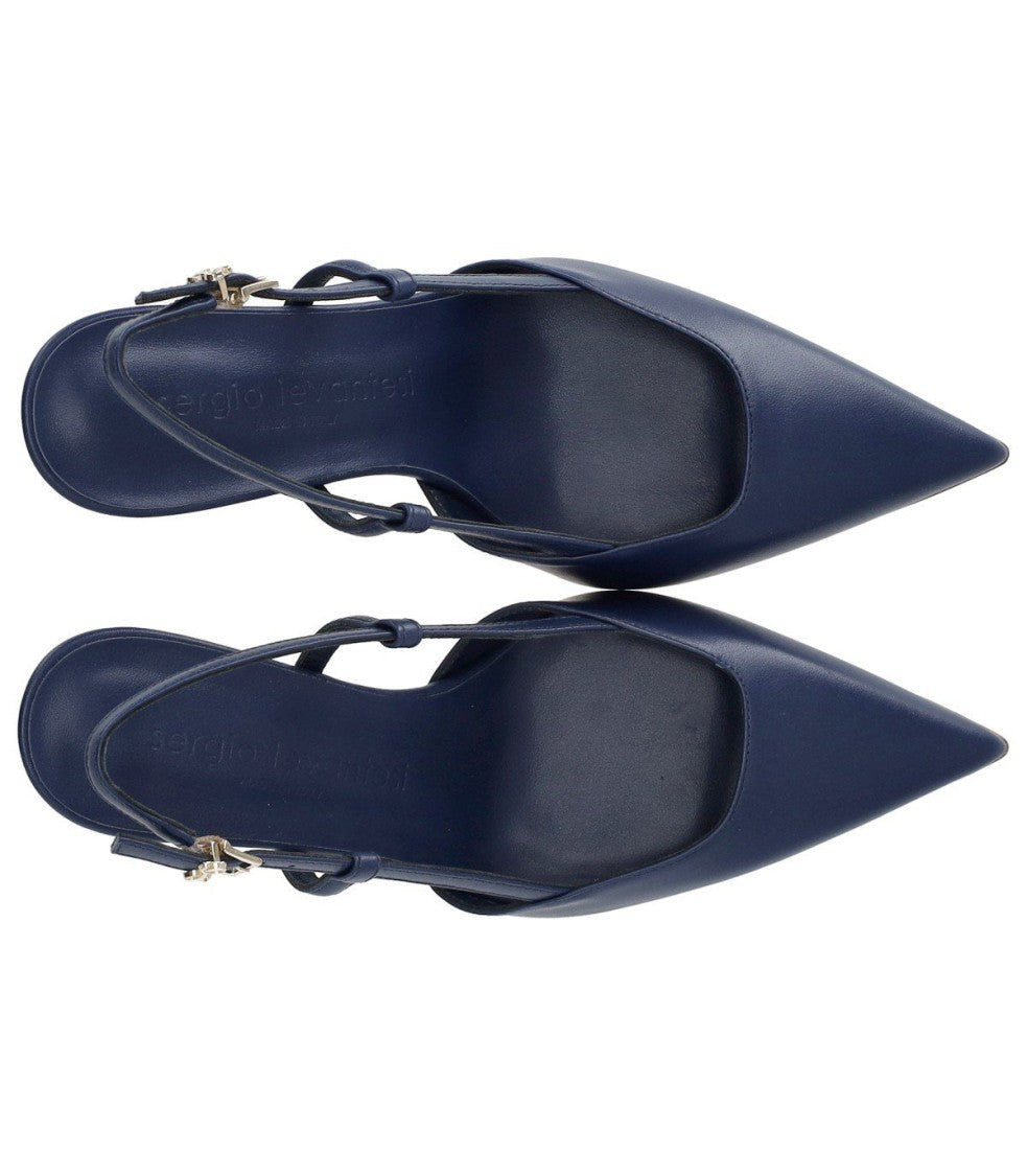 Sergio Levantesi Kate Blue Slingback Pump