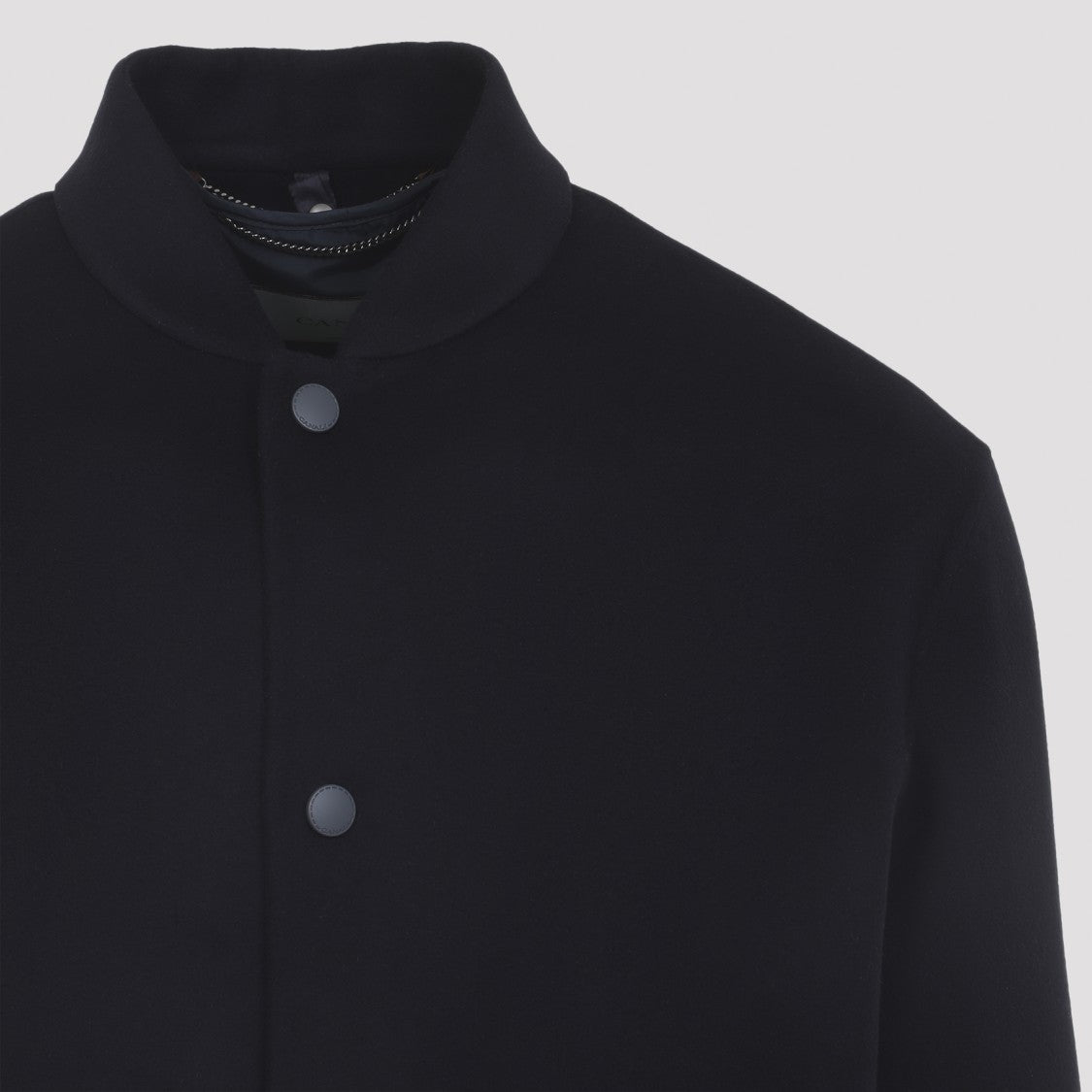 Canali Wool Navy Blue Bomber Jacket