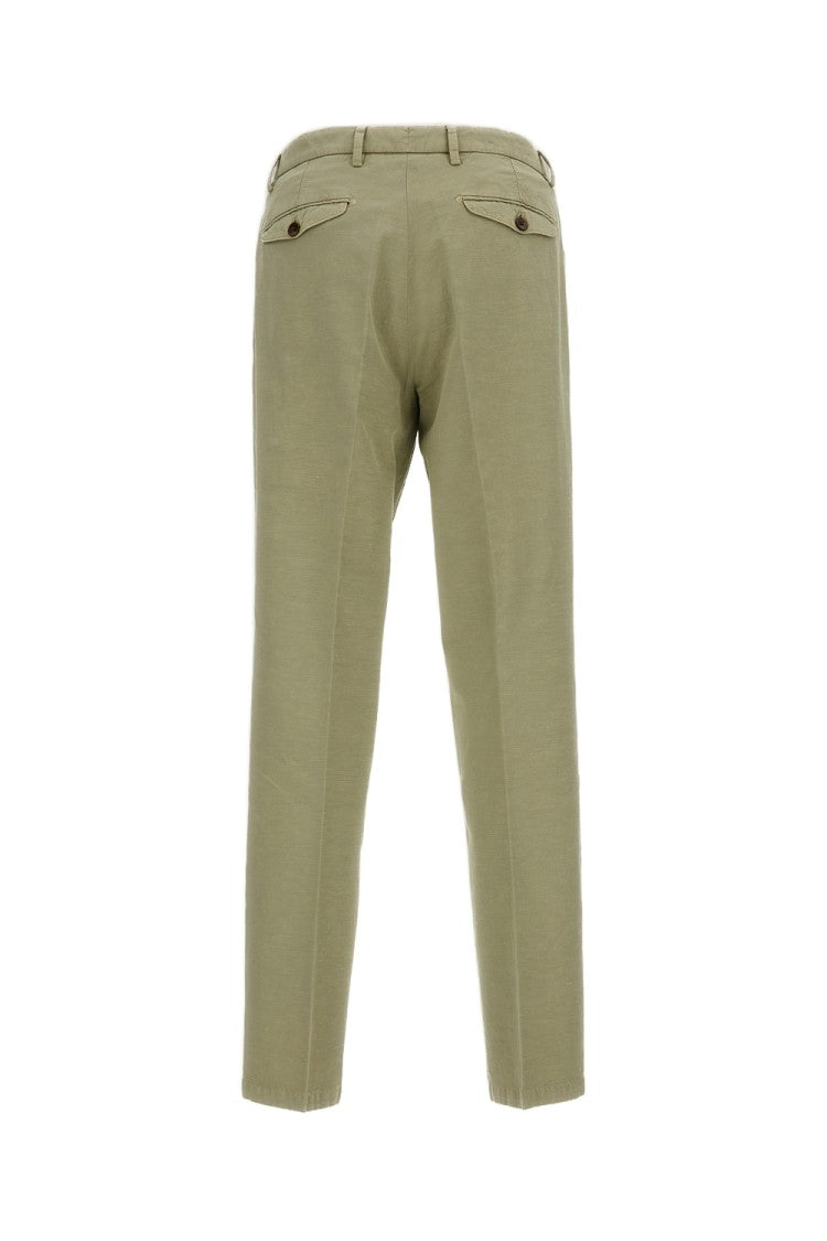 Briglia Green Distressed Slim Trousers