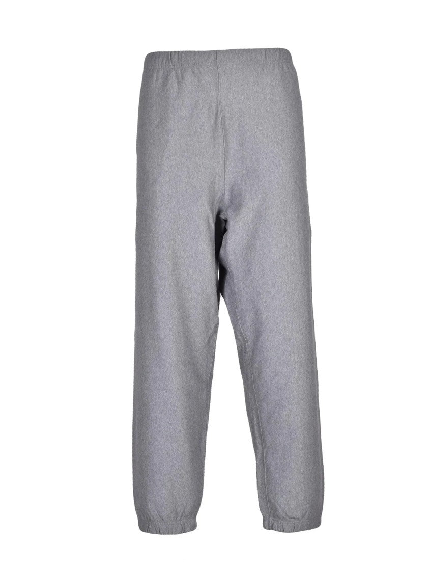 Calvin Klein Jeans Heathered Grey Relaxed Fit Sweatpants With Elastic Waistband