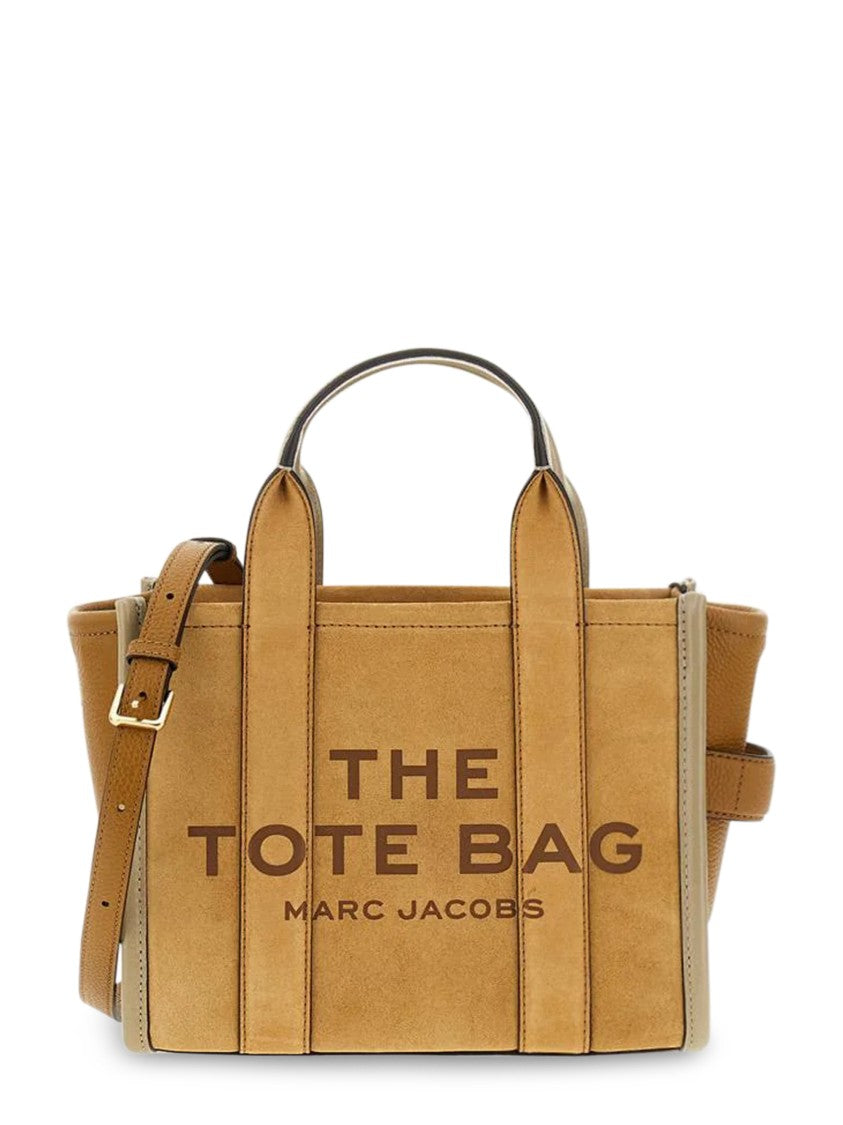 Marc Jacobs Structured Suede Cow Leather Small Tote Bag