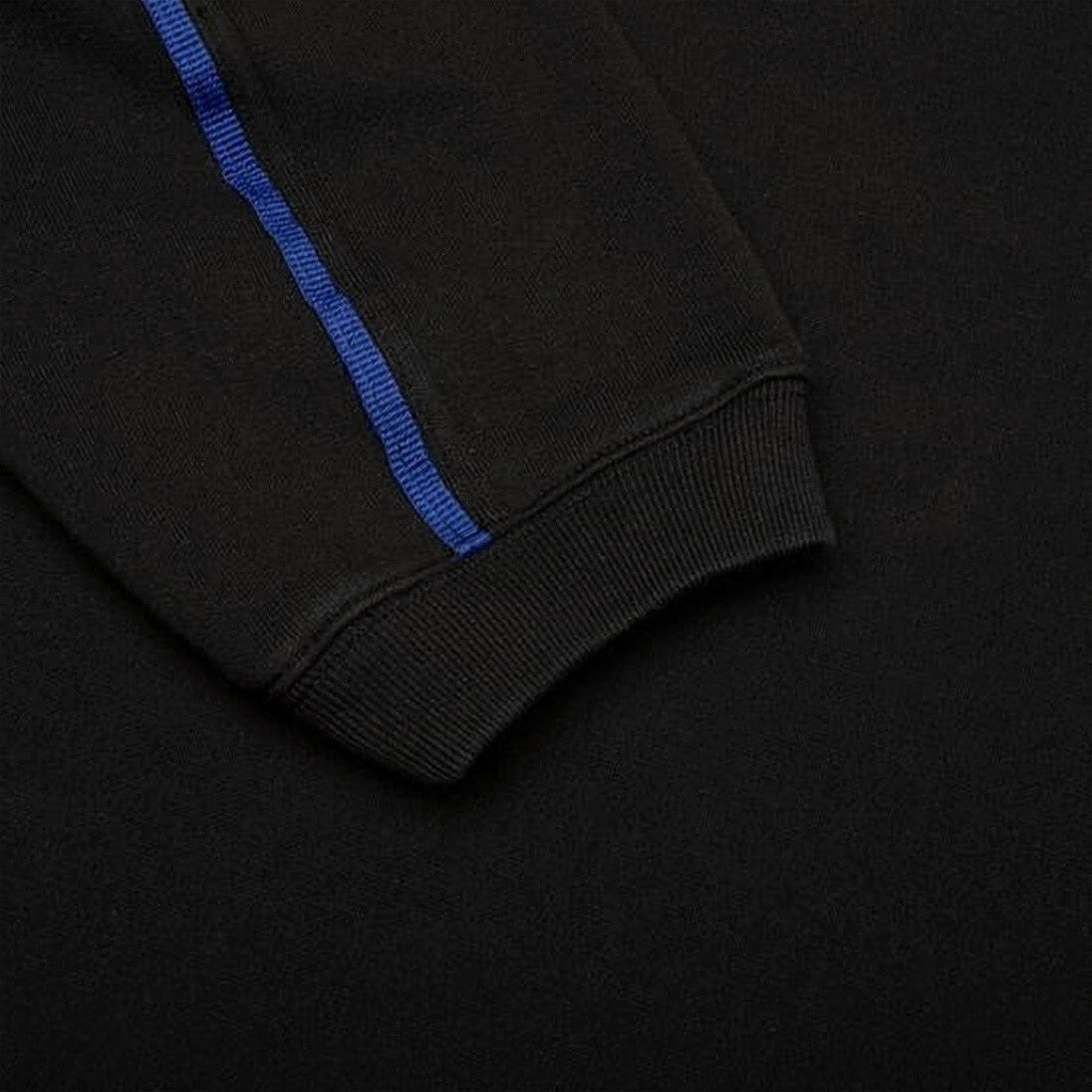 Stussy Hooded Sweatshirt With Contrasting Blue Piping And Logo Patch
