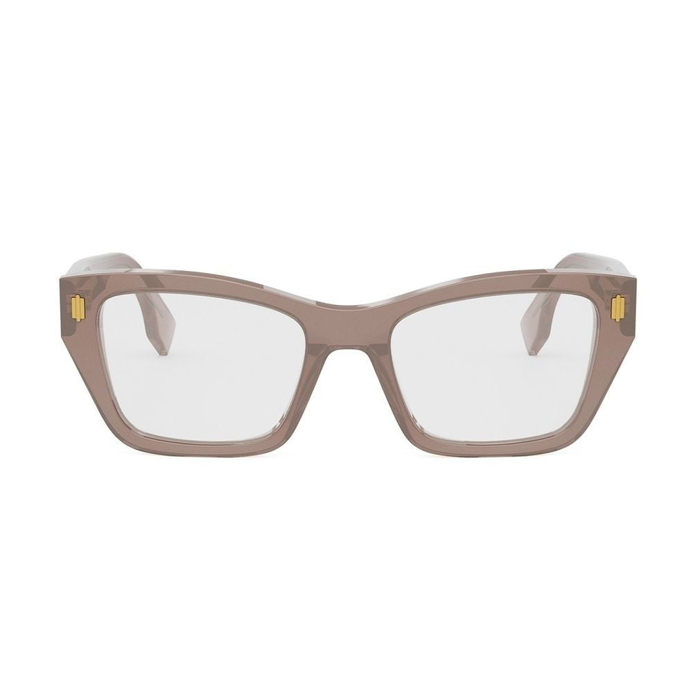 Fendi Rome Oversized Translucent Acetate Cat-Eye Optical Frame