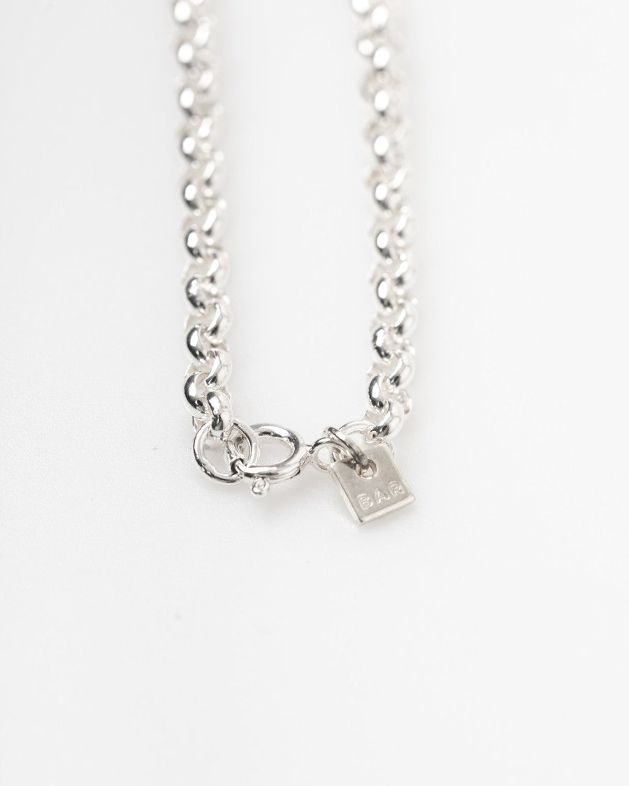 Bar Jewellery Chunky Chain Necklace – Sterling Silver