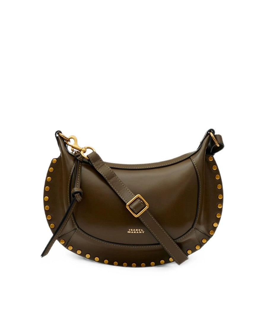 Isabel Marant Baguette Shoulder Bag With Gold-Tone Studs