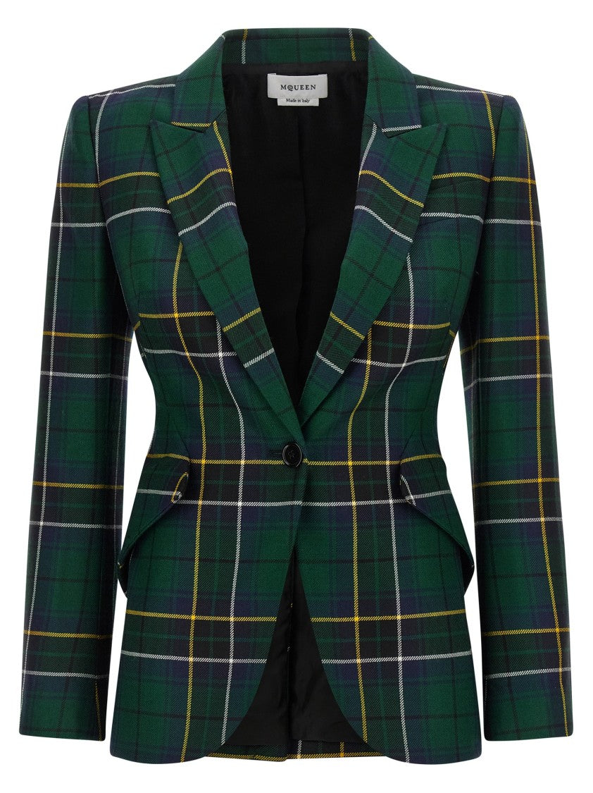 Mcqueen Pointed Shoulder Blazer