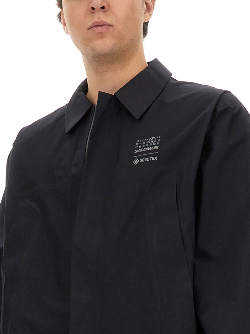 Mm6 By Maison Margiela X Salomon Subtle Logo Trench Coat