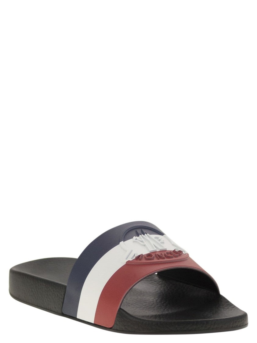 Moncler Basile - Rubber Slides With Logo