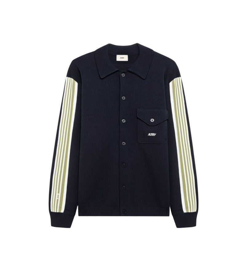 Autry Regular Fit Autry Blue Overshirt