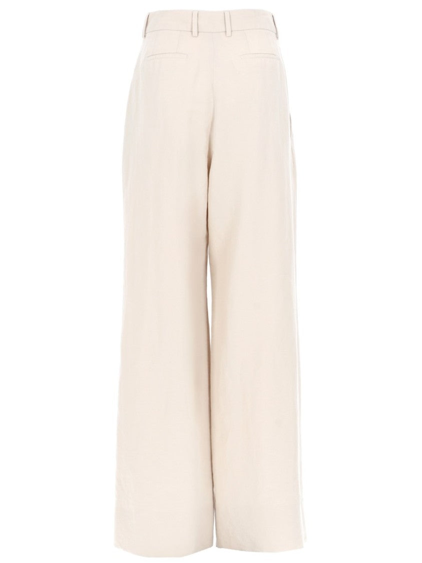 Pt Torino Frankie High-Waisted Front Pleats Pants