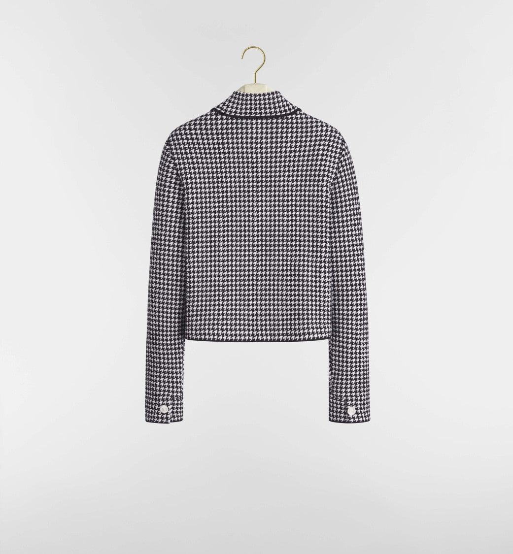 Christian Dior Knitwear Jacket Cropped Ribbon Tie Cardigan