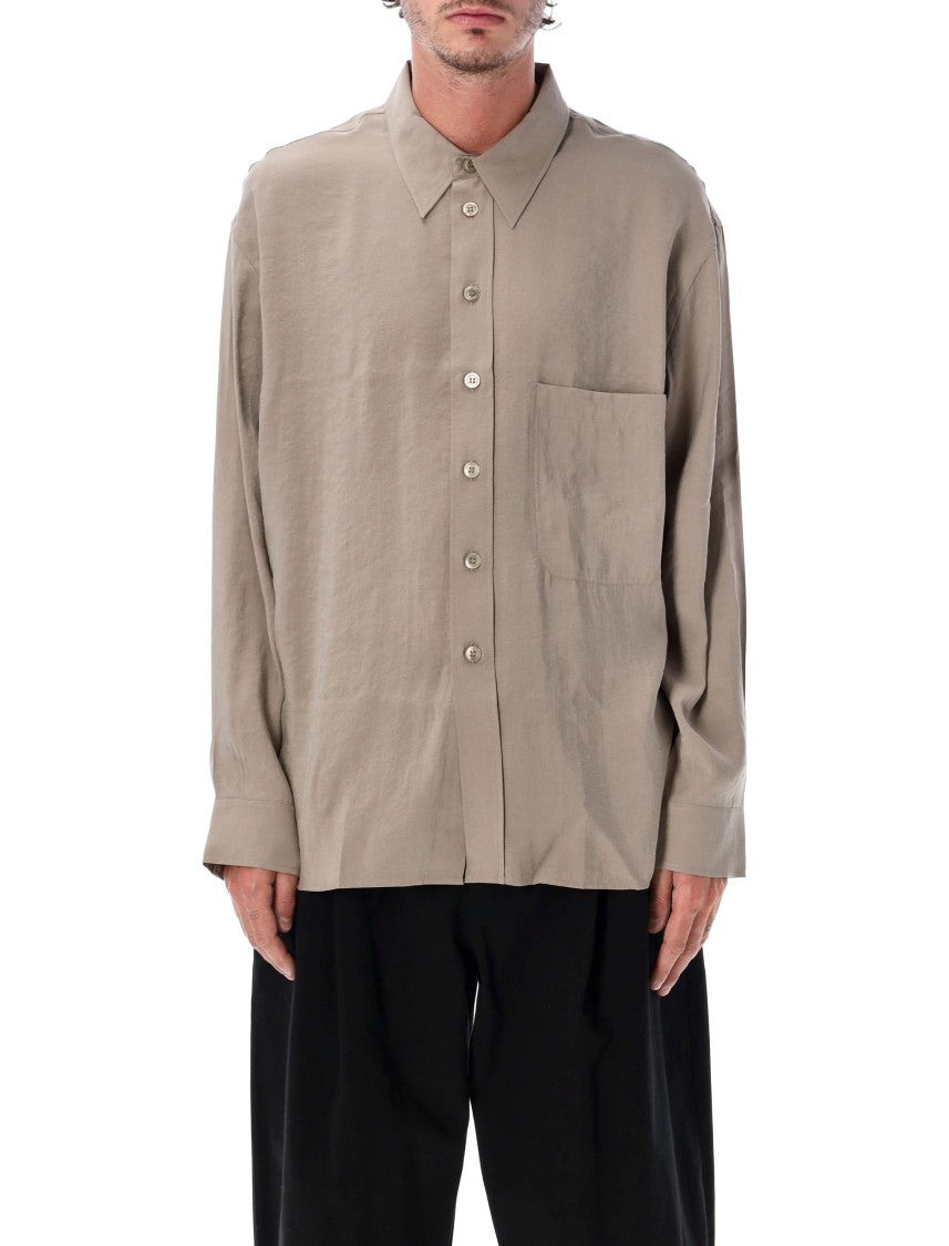 Studio Nicholson Loose Long-Sleeve Classic Collar Shirt