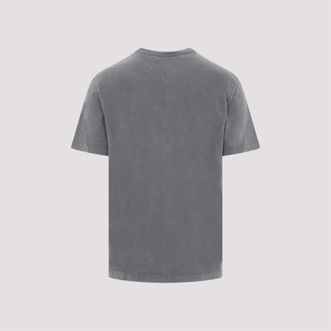 Golden Goose Gray Cotton Golden Regular T-Shirt