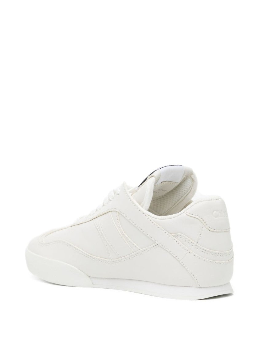 Chloé Lace-Up Flats With Padded Collar