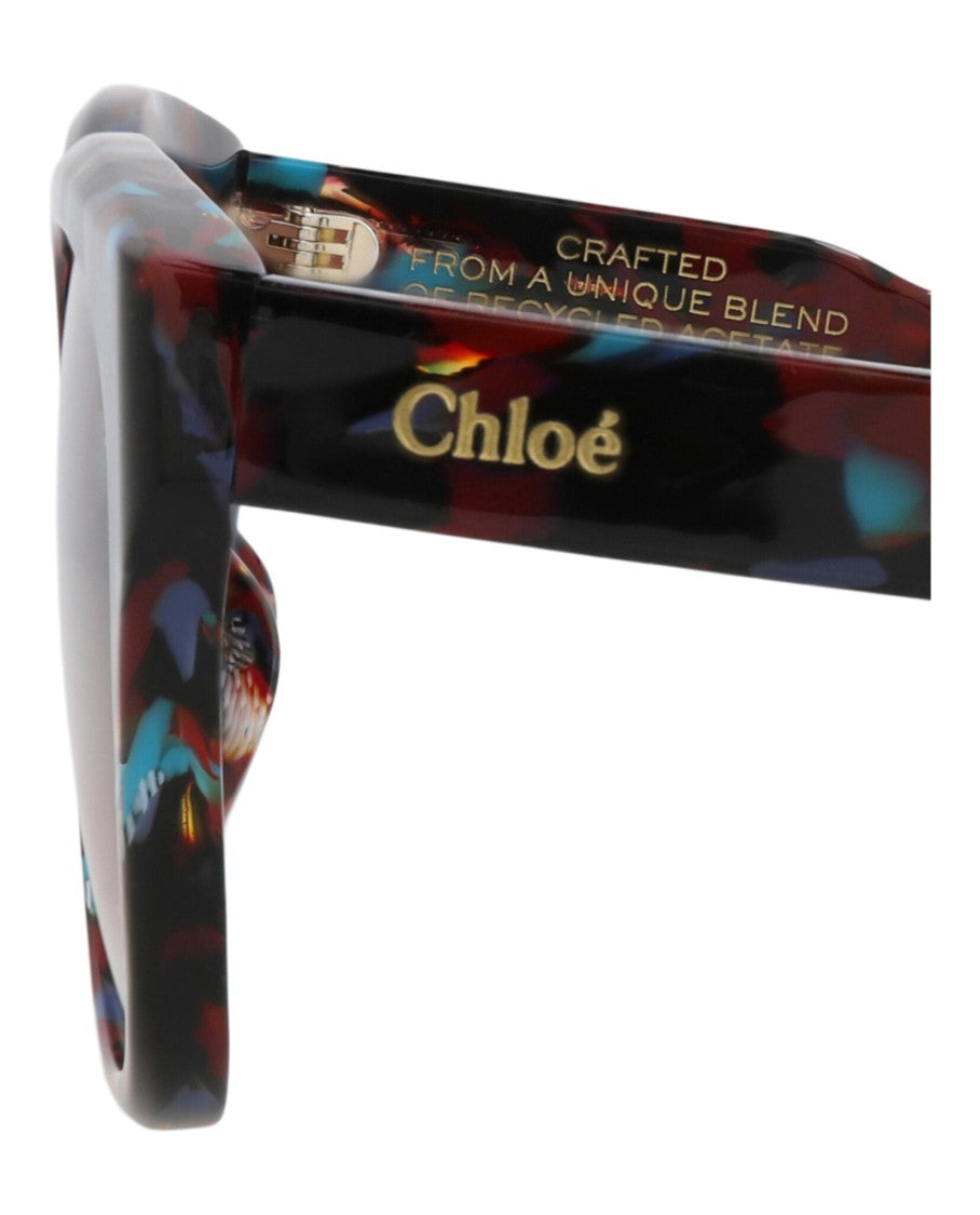 Chloé Square-Frame Recycled Acetate Sunglasses