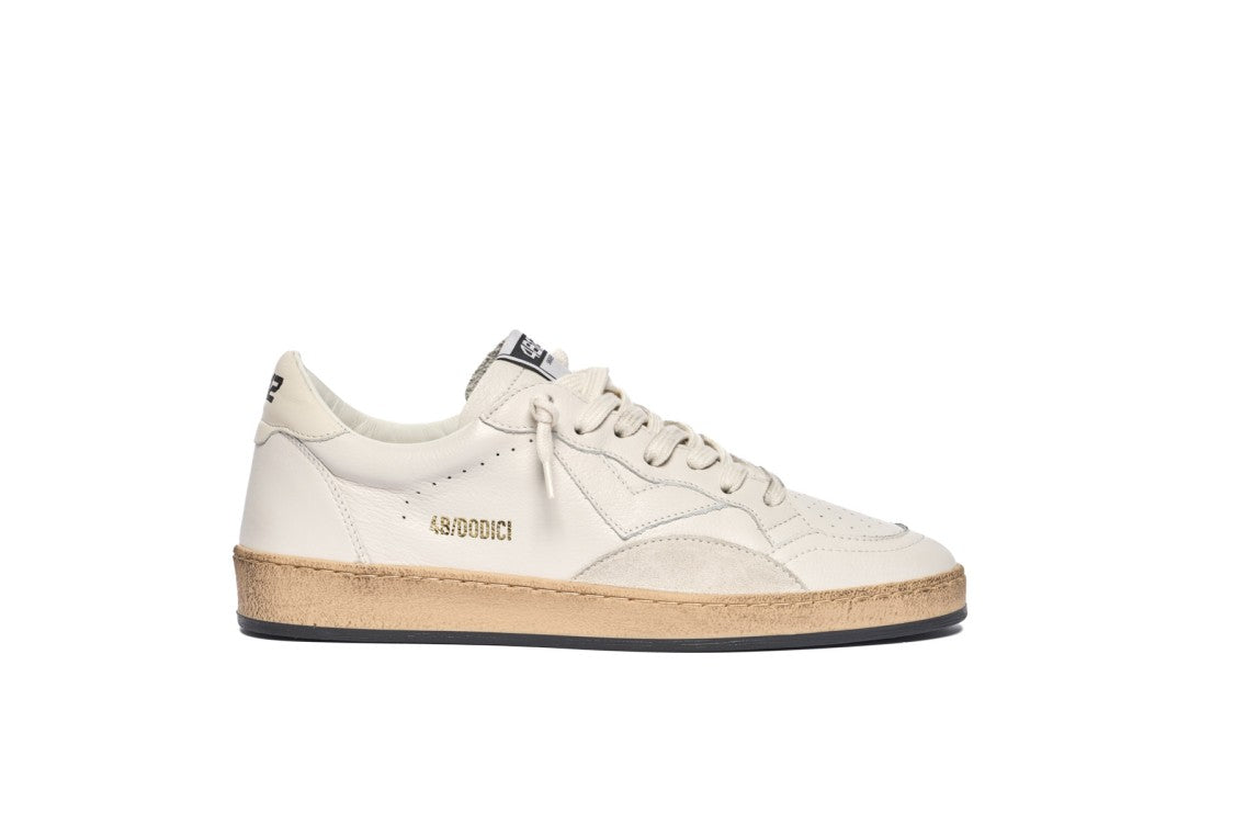 4B12 Total Leather Men's Sneakers