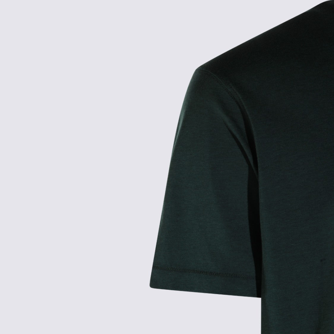 Tom Ford Black Minimalist Crew Neck T-Shirt With Ribbed Neckline