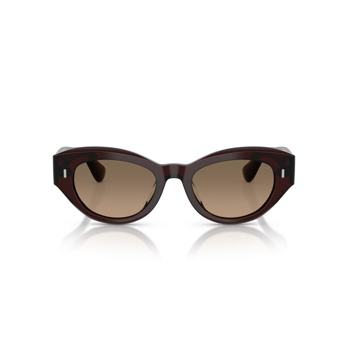 Oliver Peoples 0Ov5615su Rounded Cat-Eye Sunglasses With Glossy Acetate Frame