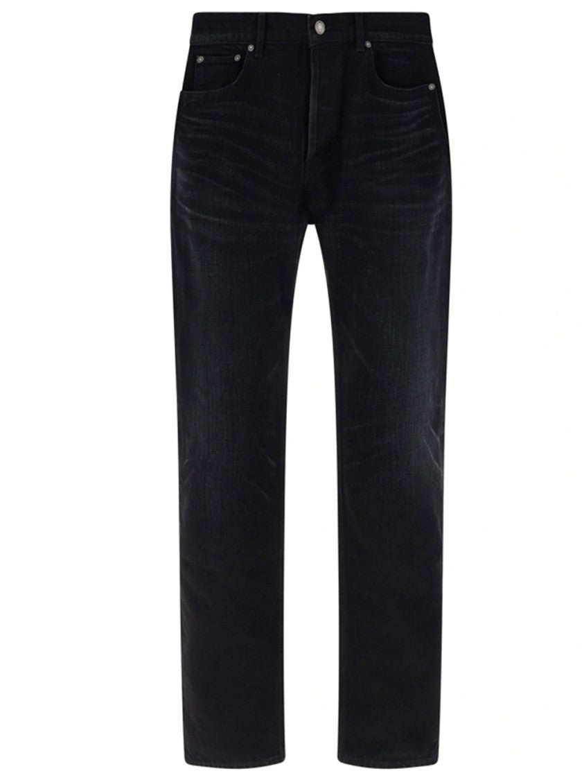 Saint Laurent Cotton Denim Jeans