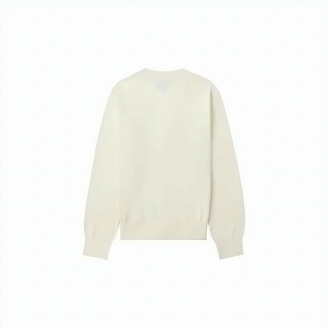 A.P.C. Classic V-Neck White Cotton Cardigan