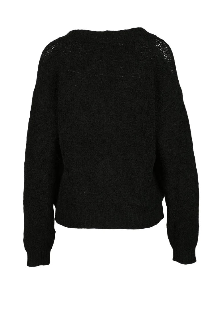 Slowear By Zanone Linen Cardigan - Black