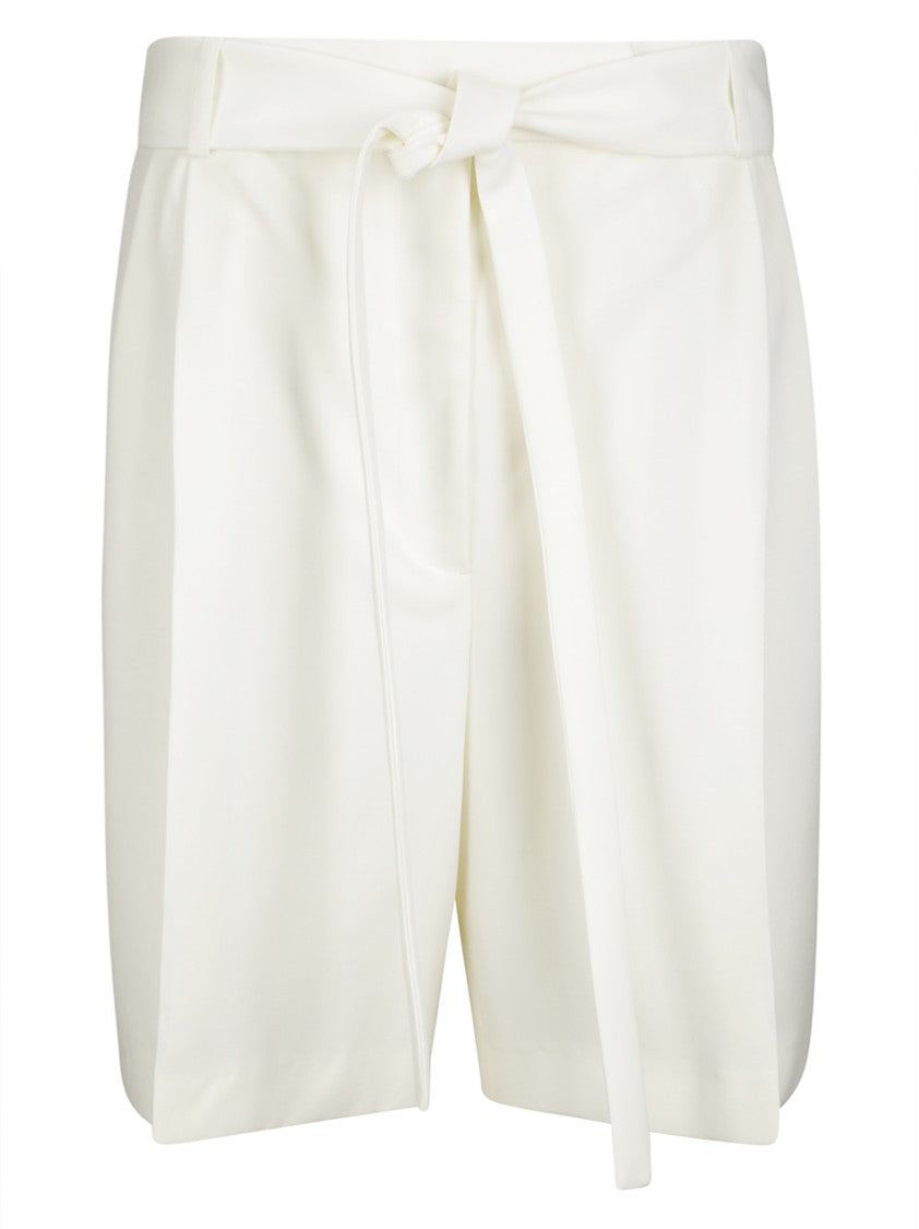 Róhe Wide-Leg Pants With Belt In Lightweight Wool
