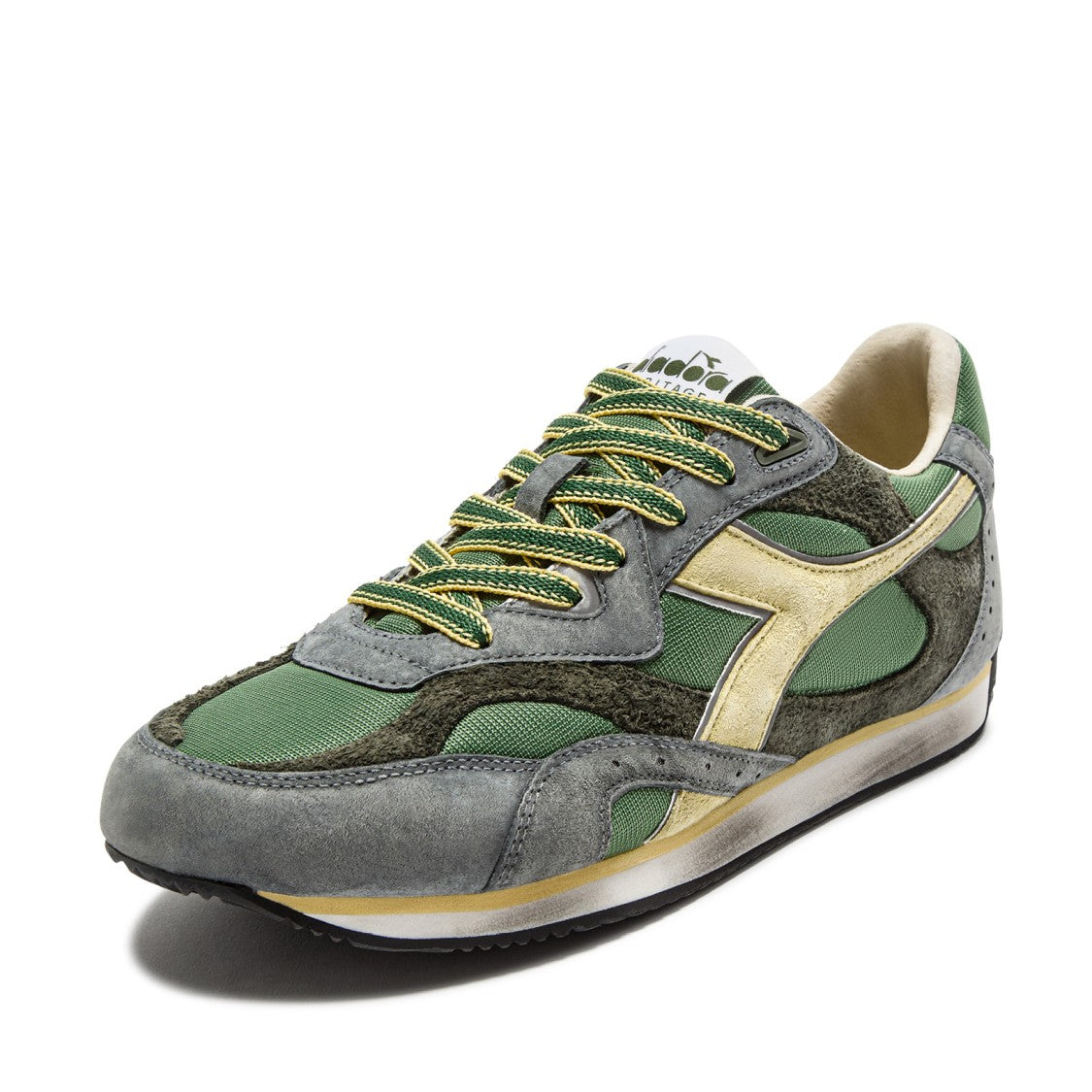 Diadora Equipe Revenge Sneakers In Grey Suede