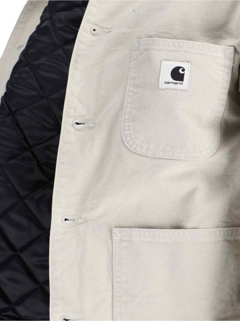 Carhartt Wip "Og Michigan" Jacket, In Organic Cotton, Grey