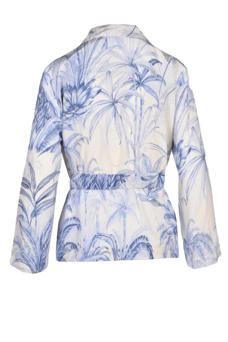 Marella Livia Blazer - Cream/Blue