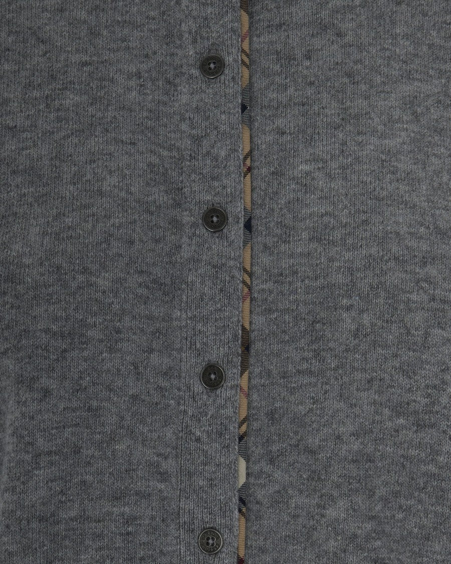 Barbour Pendle Grey Cardigan