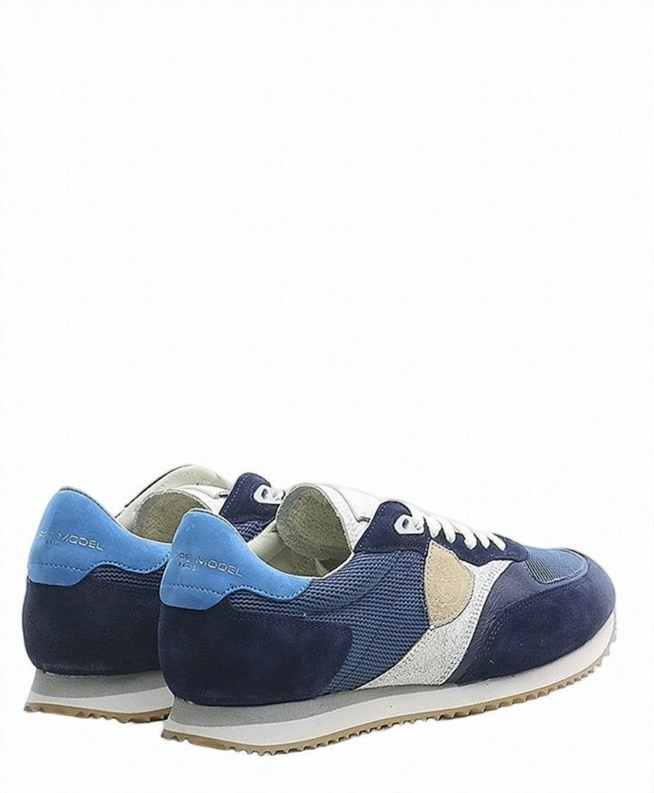 Philippe Model Bvlu Mesh Suede Running Sneakers