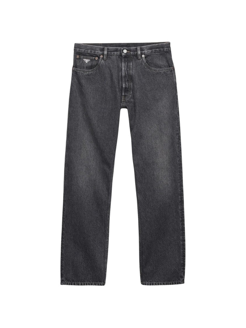 Prada Blue Classic Fit Denim Jeans
