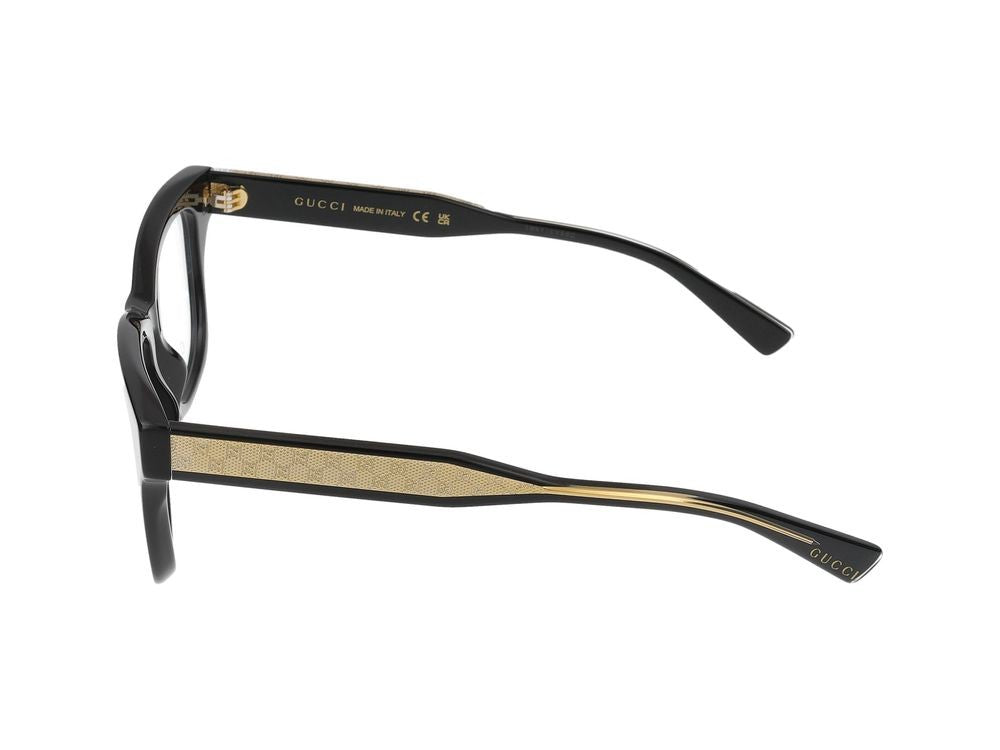 Gucci Eyeglasses Gg2066o 005 Black Black Transpare 51/17/140