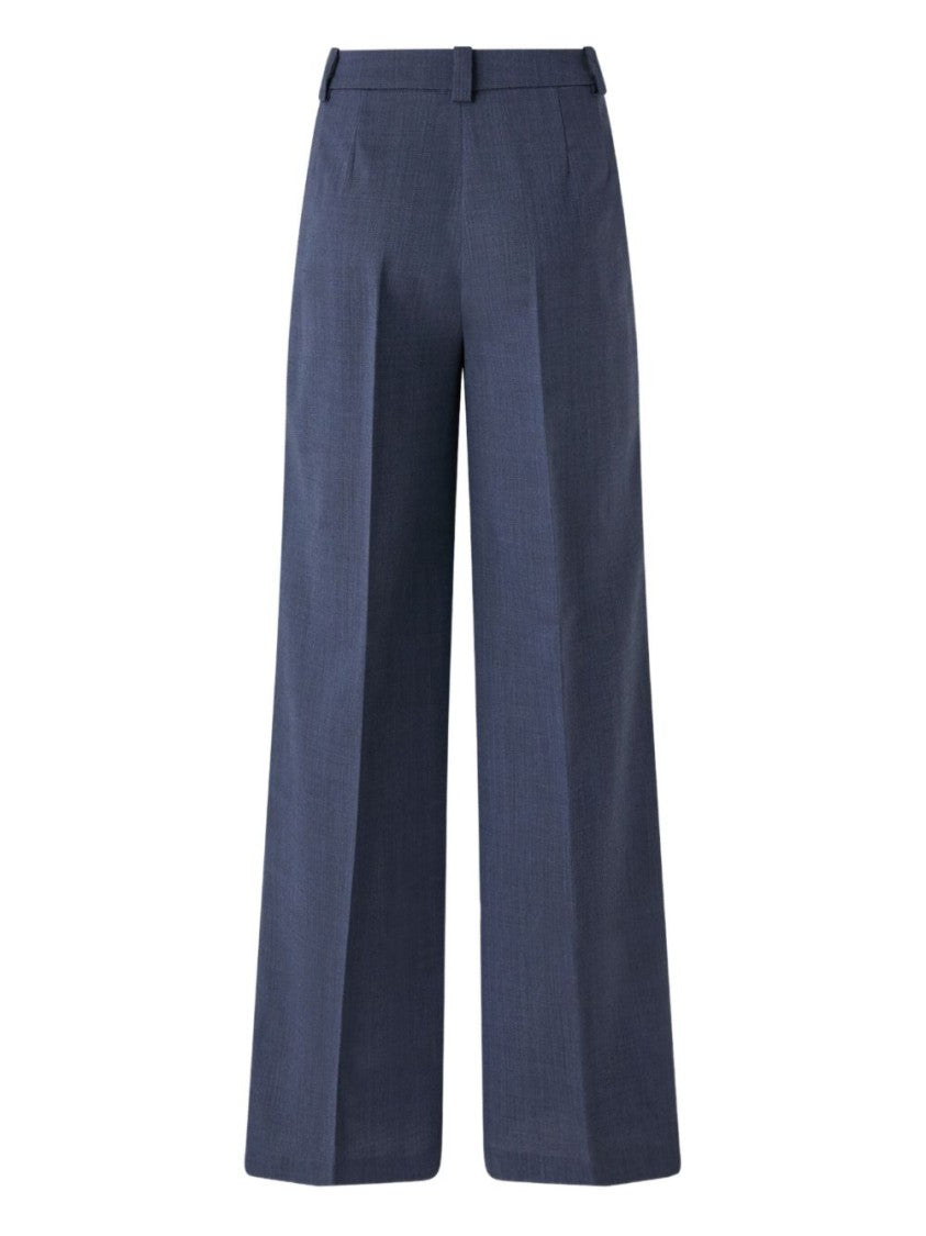 Pinko High-Waisted Palazzo Trousers With Front Darts