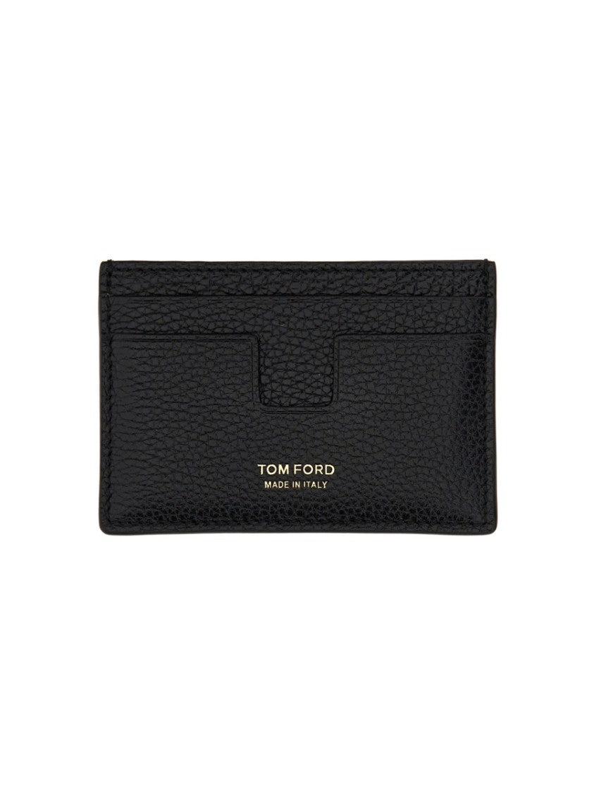 Tom Ford Textured Calf Leather Card Holder
