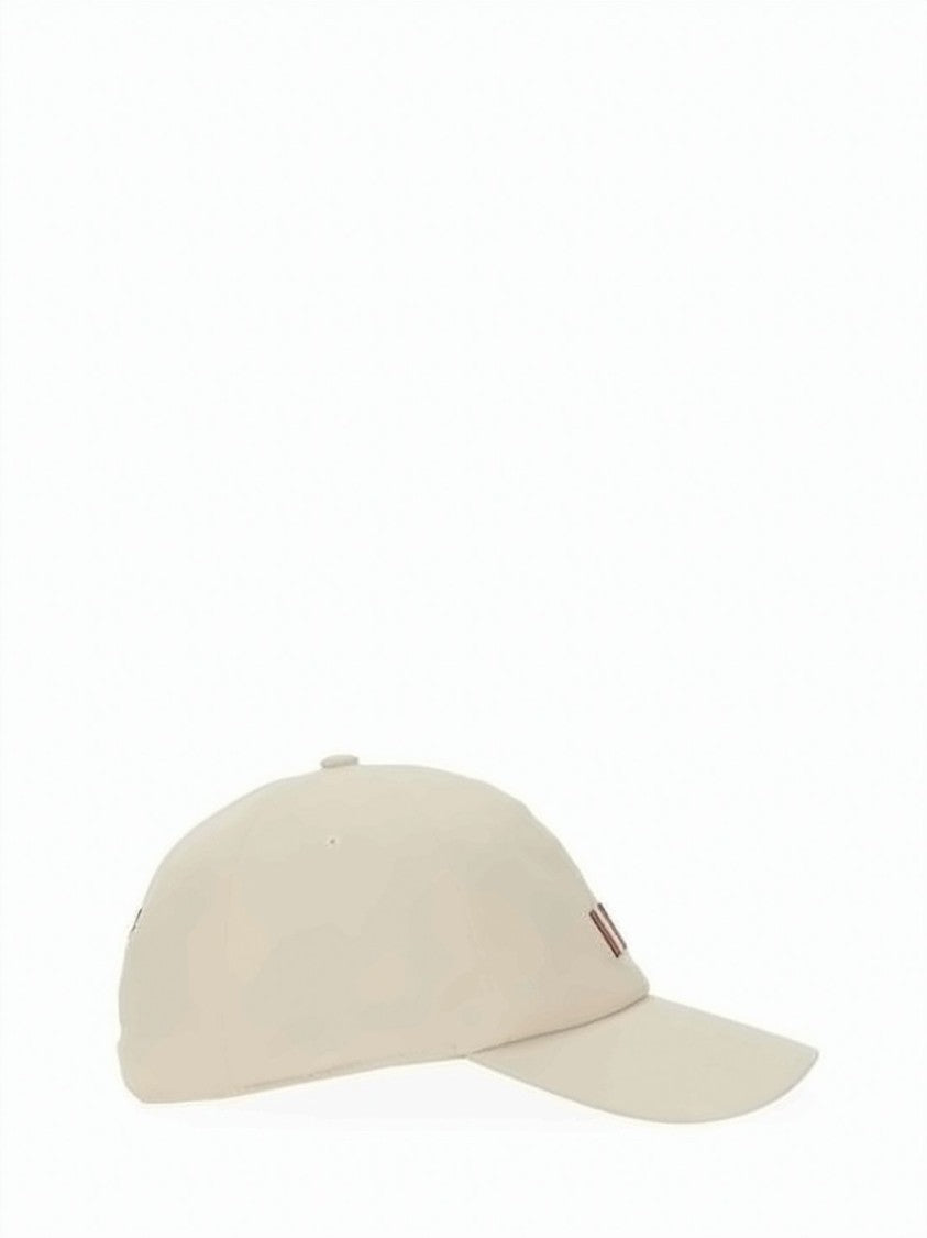 Bally Structured Cotton Cap With Curved Brim And Embroidered Design