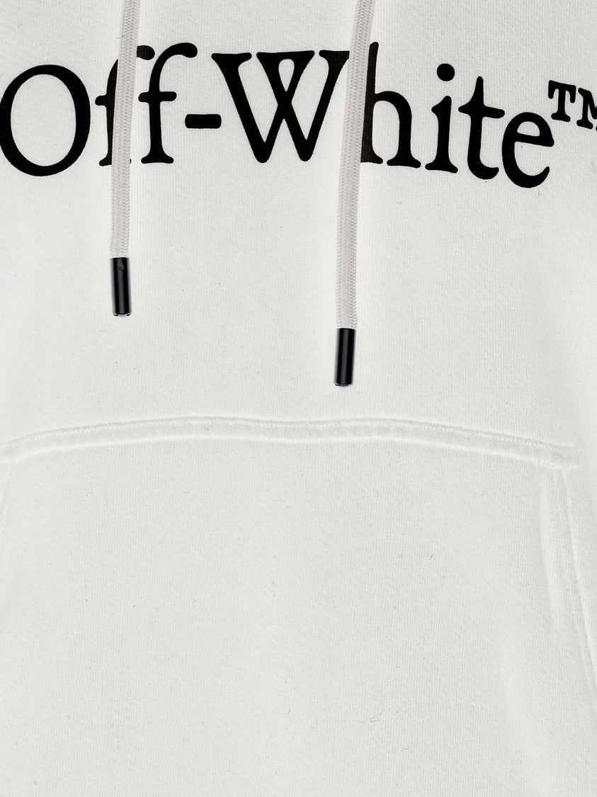Off-White Relaxed-Fit Cotton Hoodie With Iconic Logo Print