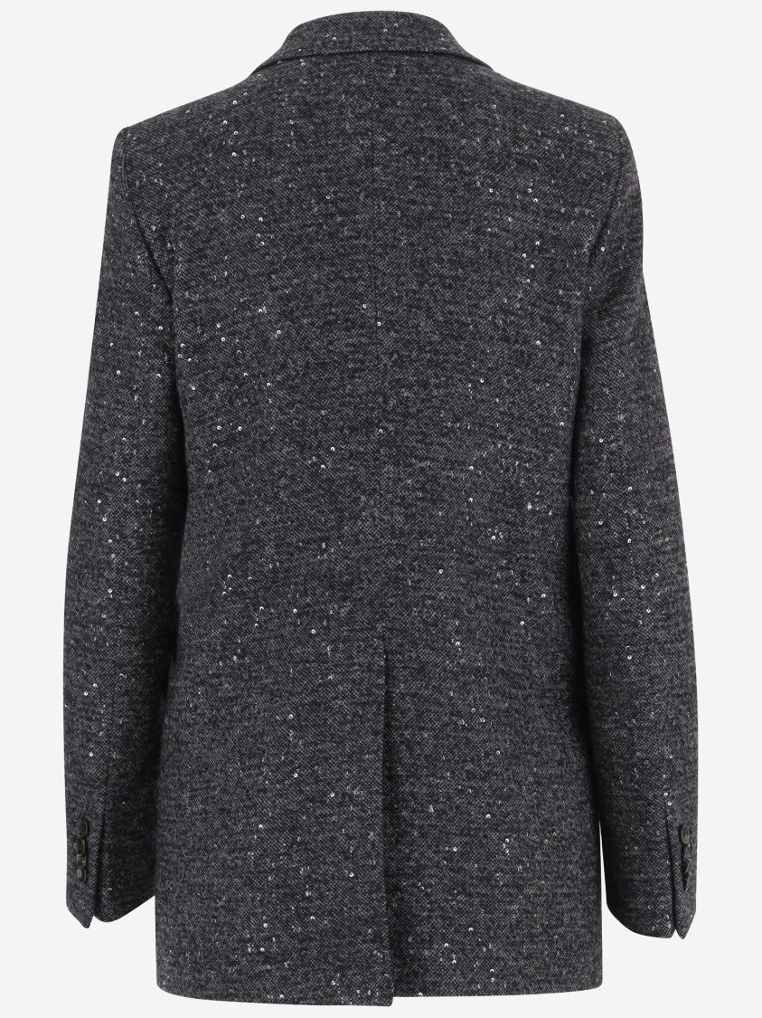 Tagliatore Single-Breasted Jacket In Wool And Viscose Blend