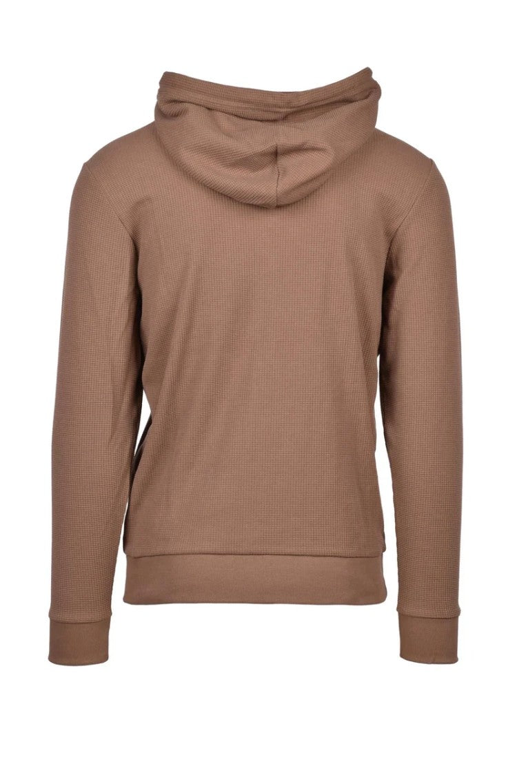 Diesel Zip Hoodie Sweatshirt - Brown