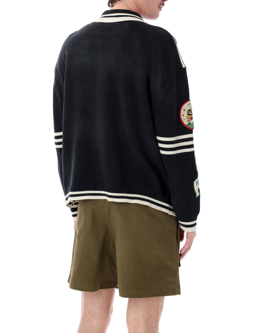 Found Patches Button Up Cardigan