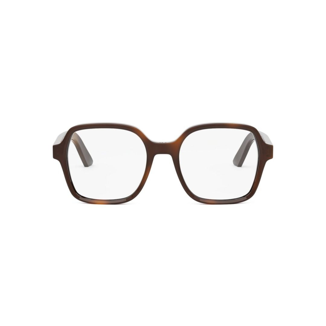 Dior Cd50122i Oversized Tortoiseshell Square Eyeglasses