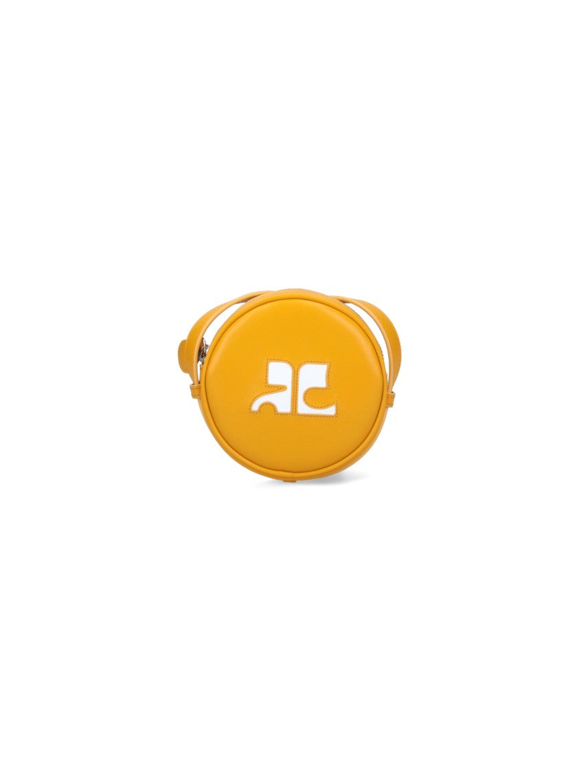 Courrèges "Reedition Circle" Mini Bag – Yellow
