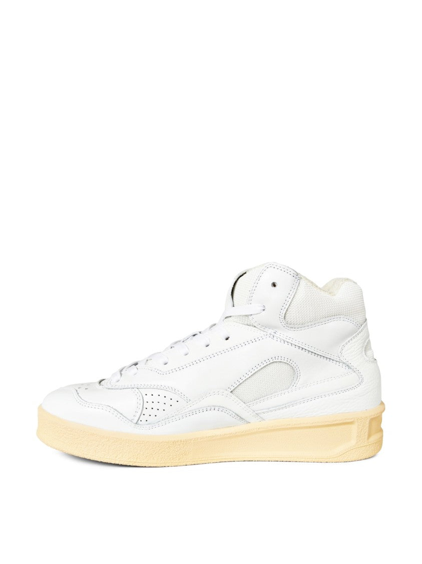 Jil Sander Basket Hi Logo Sneakers