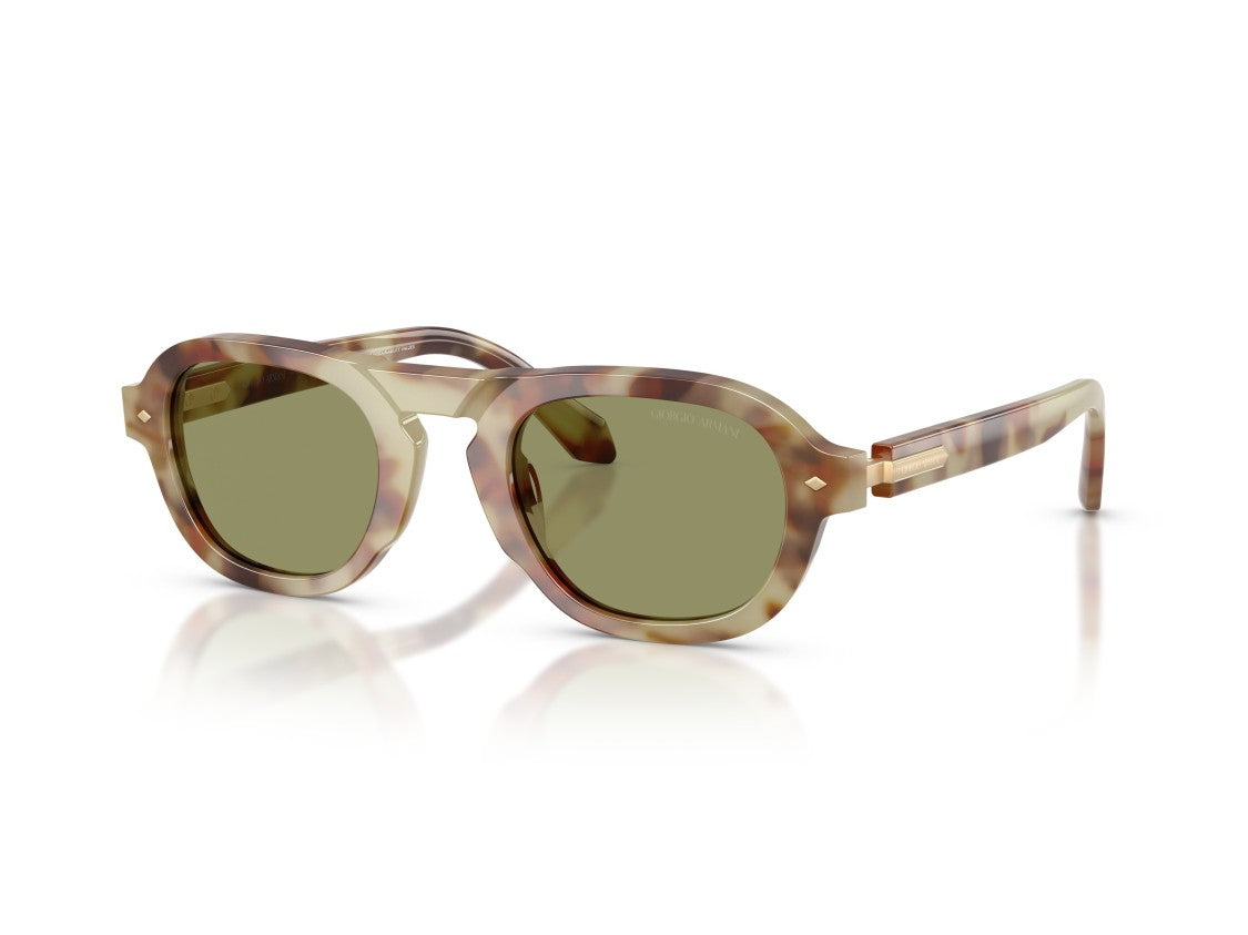 Giorgio Armani Tortoiseshell 0Ar8244 Acetate Geometric Sunglasses